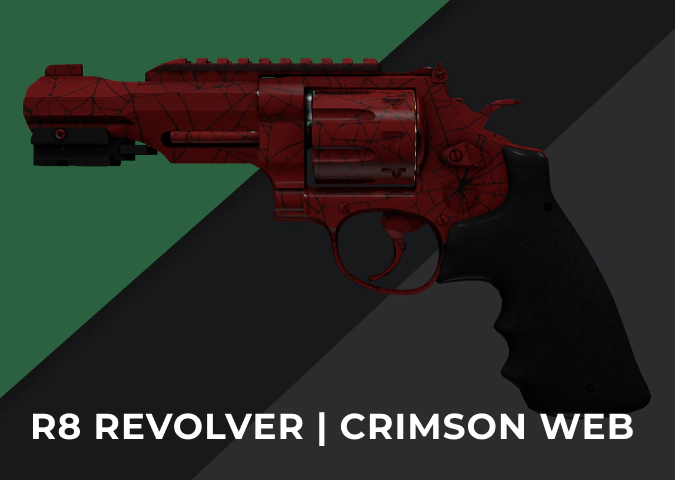 R8 Revolver Crimson Web