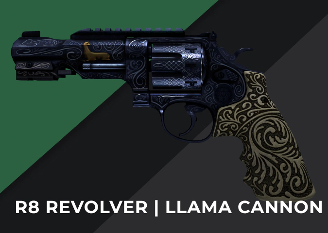 R8 Revolver Llama Cannon