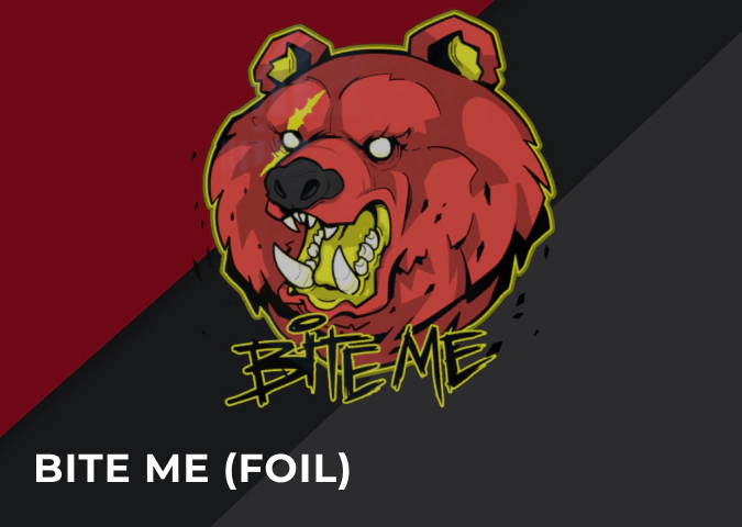 CS2 Sticker Bite Me (Foil)