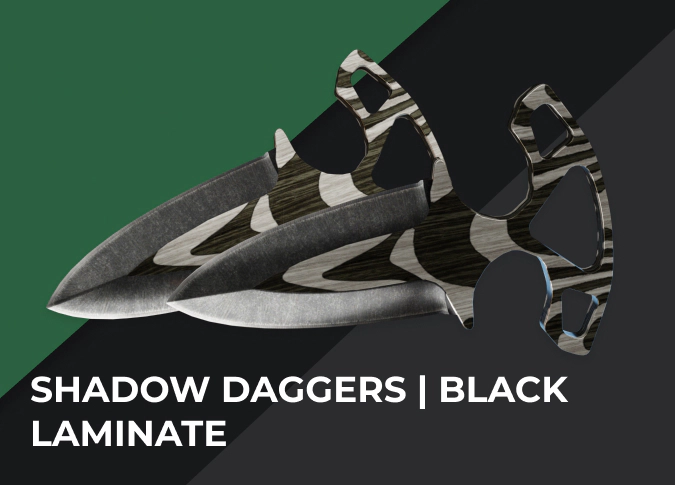 Shadow Daggers Black Laminate