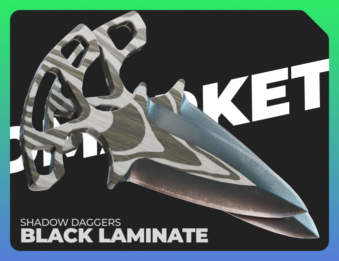 Shadow Daggers Black Laminate