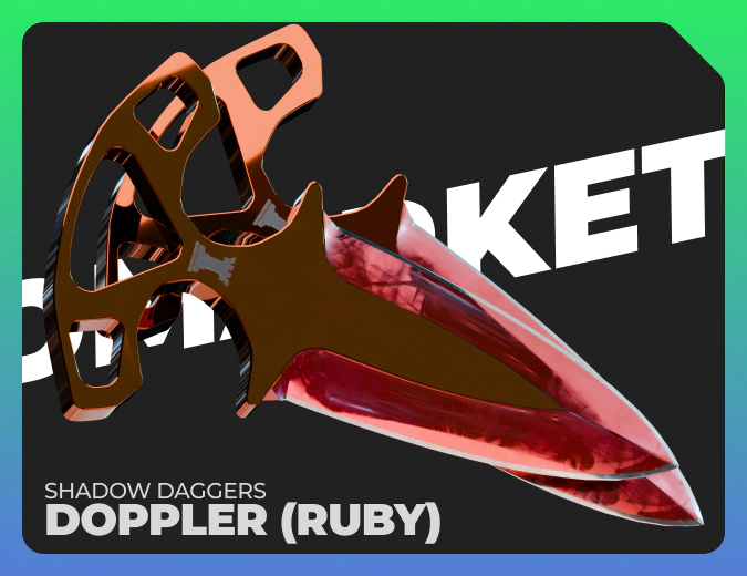 Shadow Daggers Doppler (Ruby)