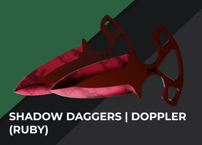 Shadow Daggers Doppler (Ruby)