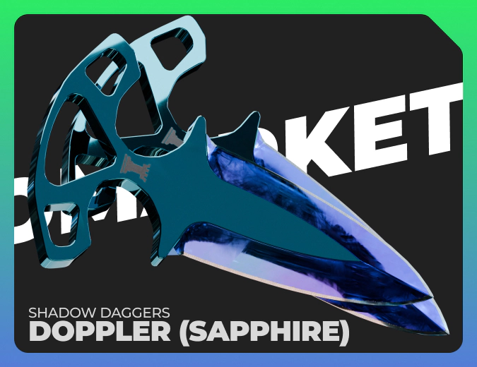 Shadow Daggers Doppler (Sapphire)
