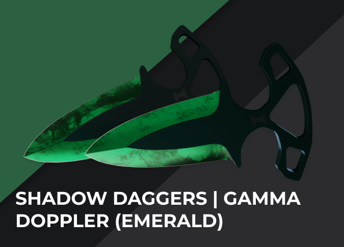 Shadow Daggers Gamma Doppler (Emerald)