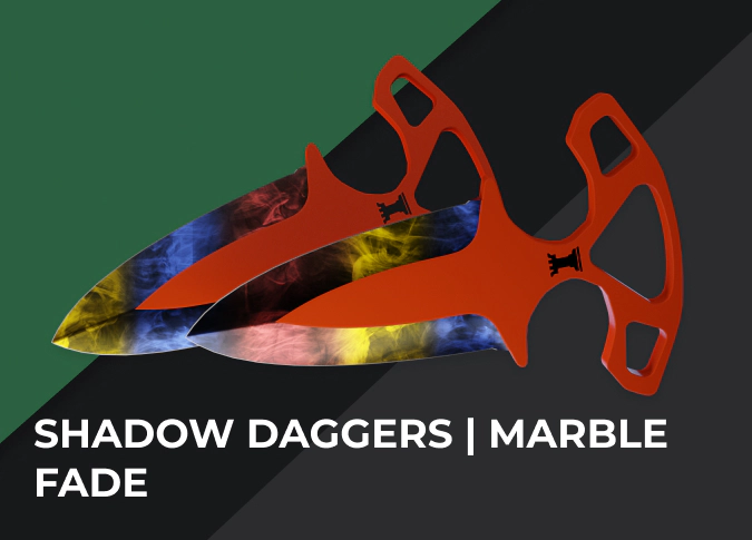 Shadow Daggers Marble Fade