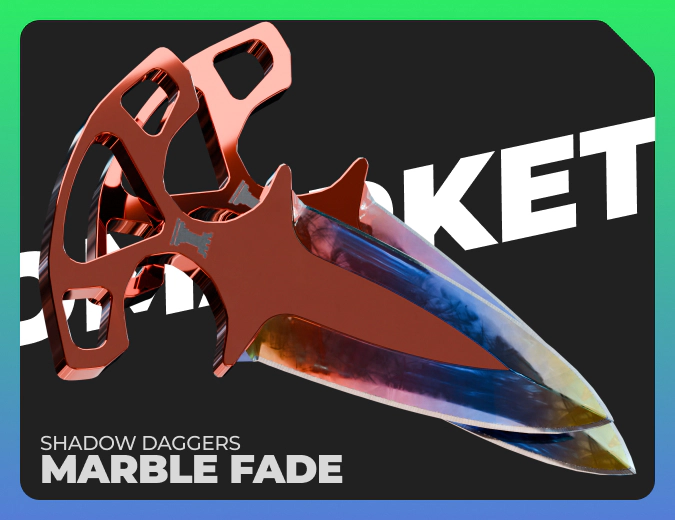 Shadow Daggers Marble Fade