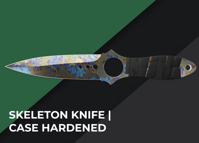 Skeleton Knife Case Hardened