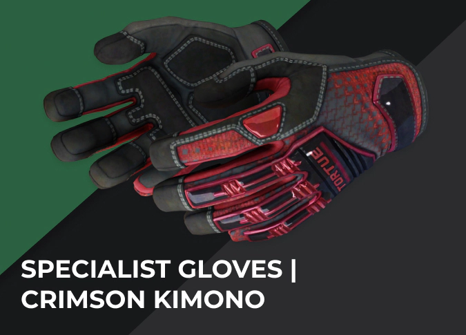 Specialist Gloves Crimson Kimono