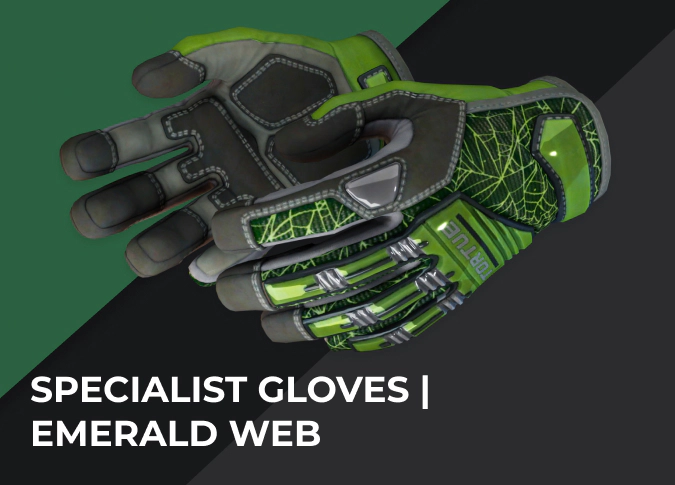 Specialist Gloves Emerald Web