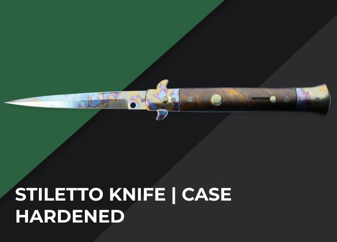 Stiletto Knife Case Hardened