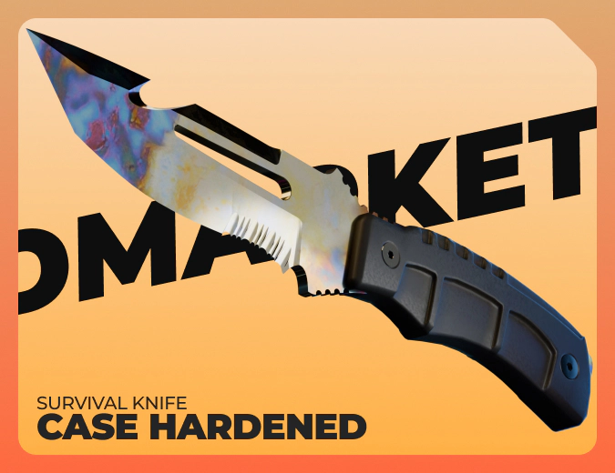 Survival Knife Case Hardened