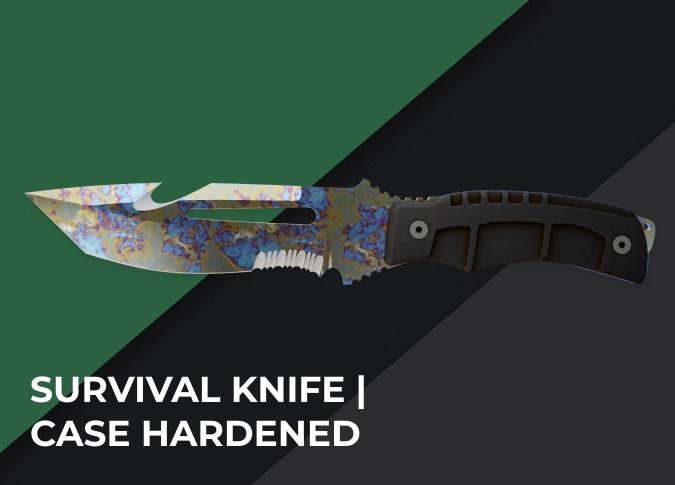 Survival Knife Case Hardened
