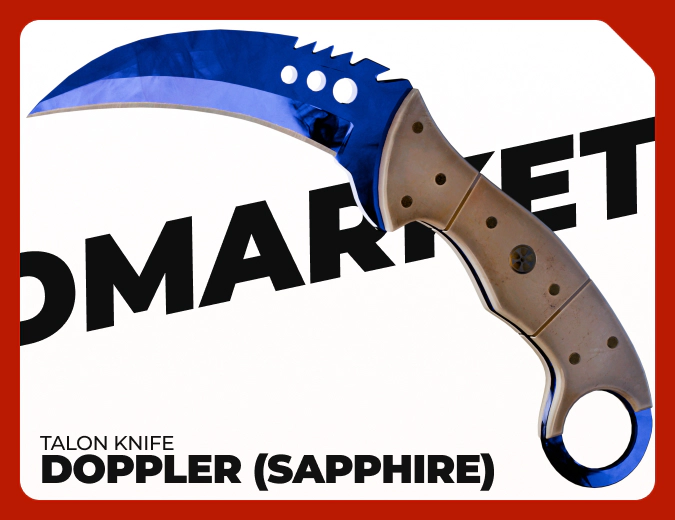 Talon Knife Doppler (Sapphire)
