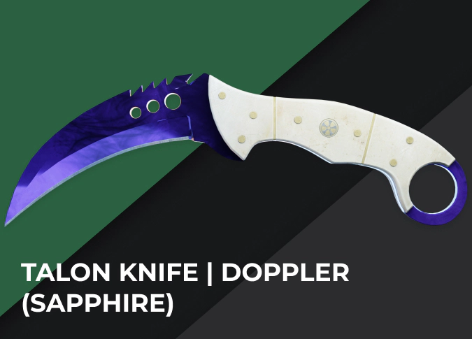 Talon Knife Doppler (Sapphire)