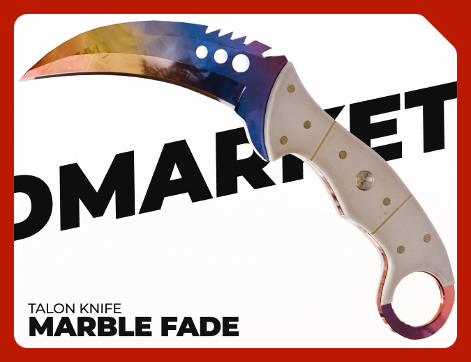 Talon Knife Marble Fade