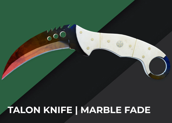Talon Knife Marble Fade