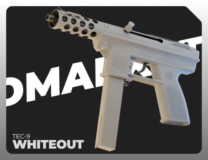 Tec-9 Whiteout in cs2