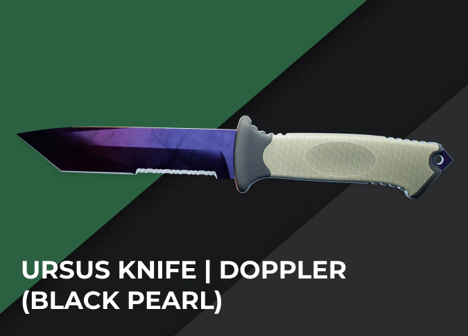 Ursus Knife Doppler (Black Pearl)