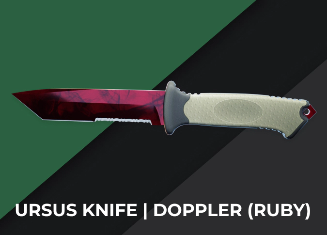 Ursus Knife Doppler (Ruby)