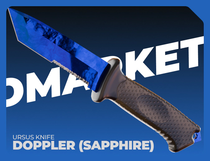 Ursus Knife Doppler (Sapphire)