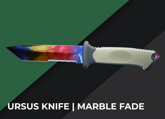 Ursus Knife Marble Fade