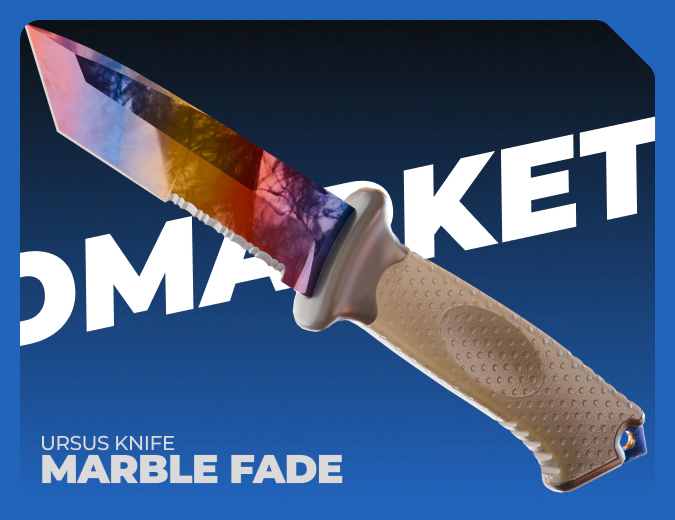 Ursus Knife Marble Fade