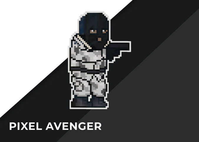 CS2 Sticker Pixel Avenger