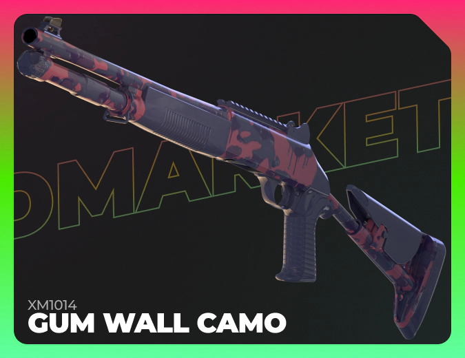 XM1014 Gum Wall Camo