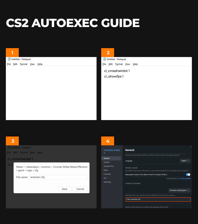 create autoexec in cs2