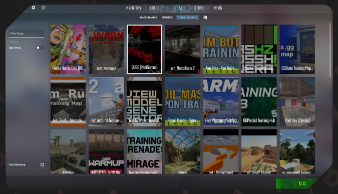 cs2 workshop maps
