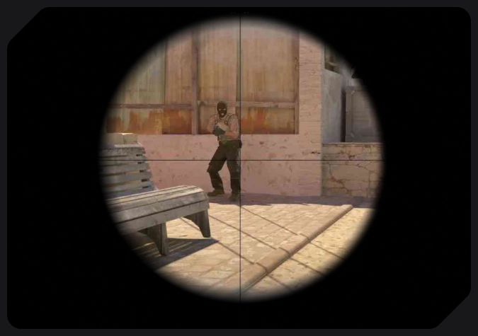 aiming with awp in cs2