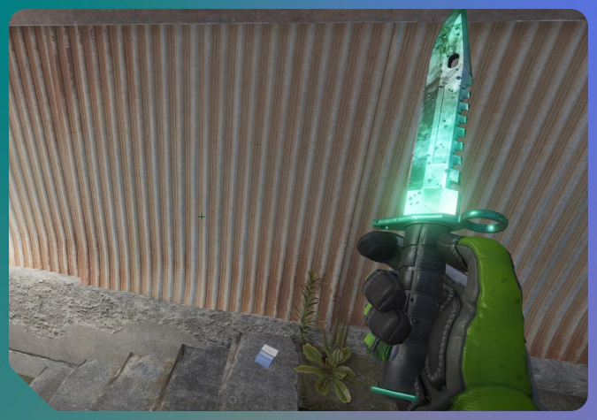 inspection of doppler emerald knife.jpg