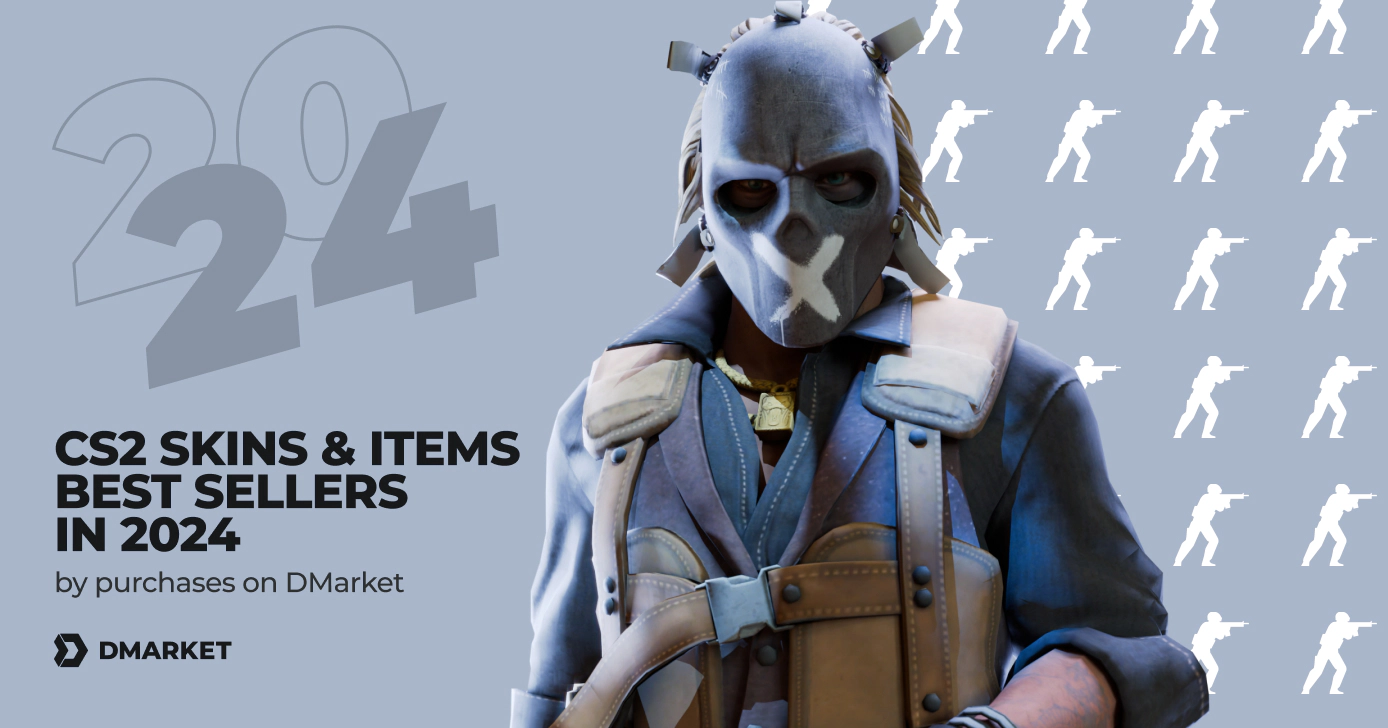 CS2 Skins and Items Best Sellers in 2024 (By Purchases on DMarket)