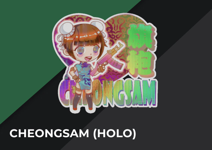 CS:GO Sticker Cheongsam (Holo)