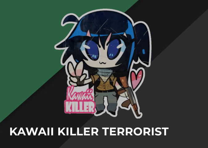 CS:GO Sticker Kawaii Killer Terrorist