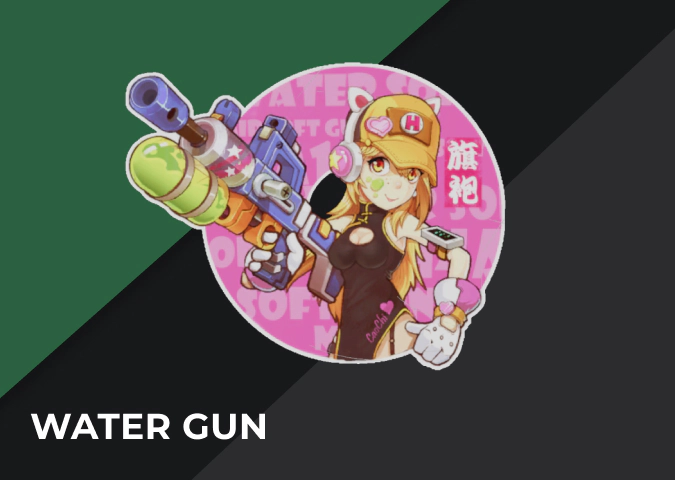 CS:GO Sticker Water Gun