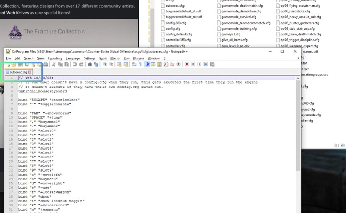 csgo autoexec notepad