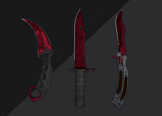 doppler ruby knives