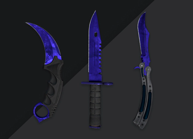 doppler sapphire knives