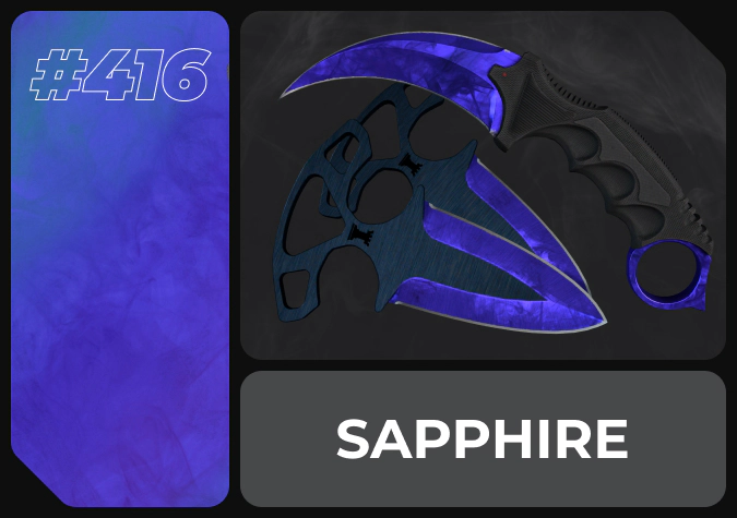 doppler sapphire knives