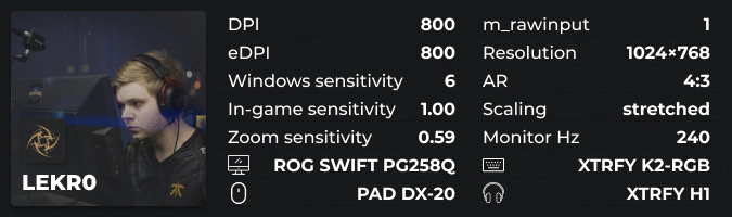 Lekr0 config devices