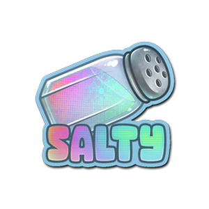 Salty (Holo) csgo sticker