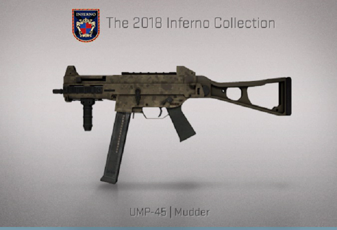 CS:GO skin UMP-45 Mudder