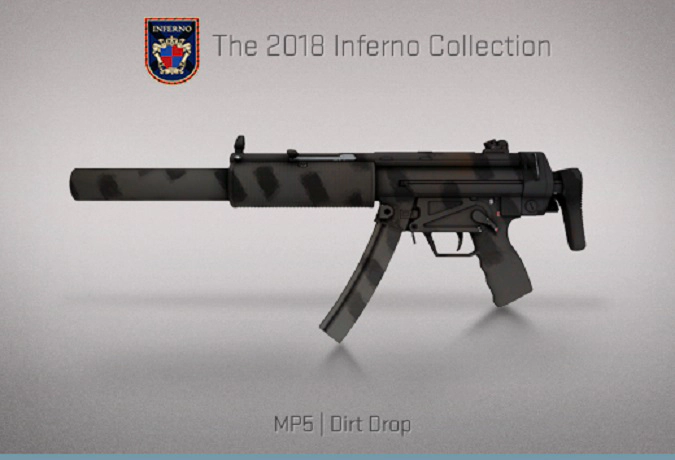 CS:GO skin MP5 Dirt Drop