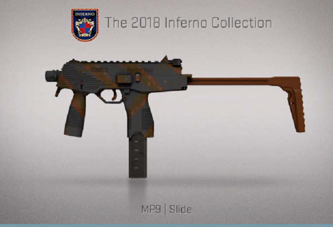 CS:GO skin MP9 Slide