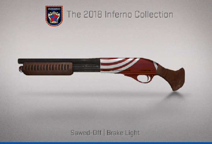 CS:GO skins Sawed-Off Brake Light