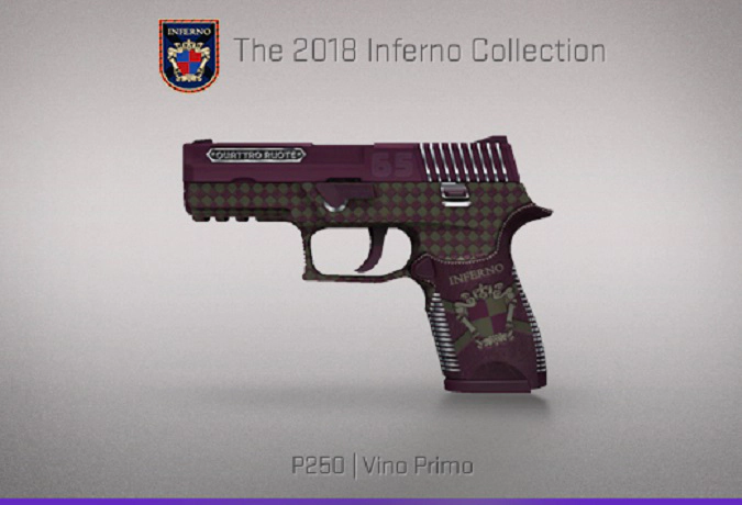 CS:GO skin P250 Vino Primo