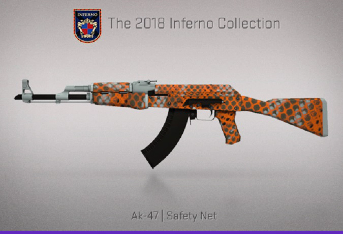 CS:GO skin AK-47 Safety Net