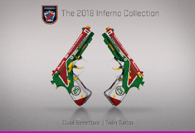 CS:GO skin Dual Berettas Twin Turbo